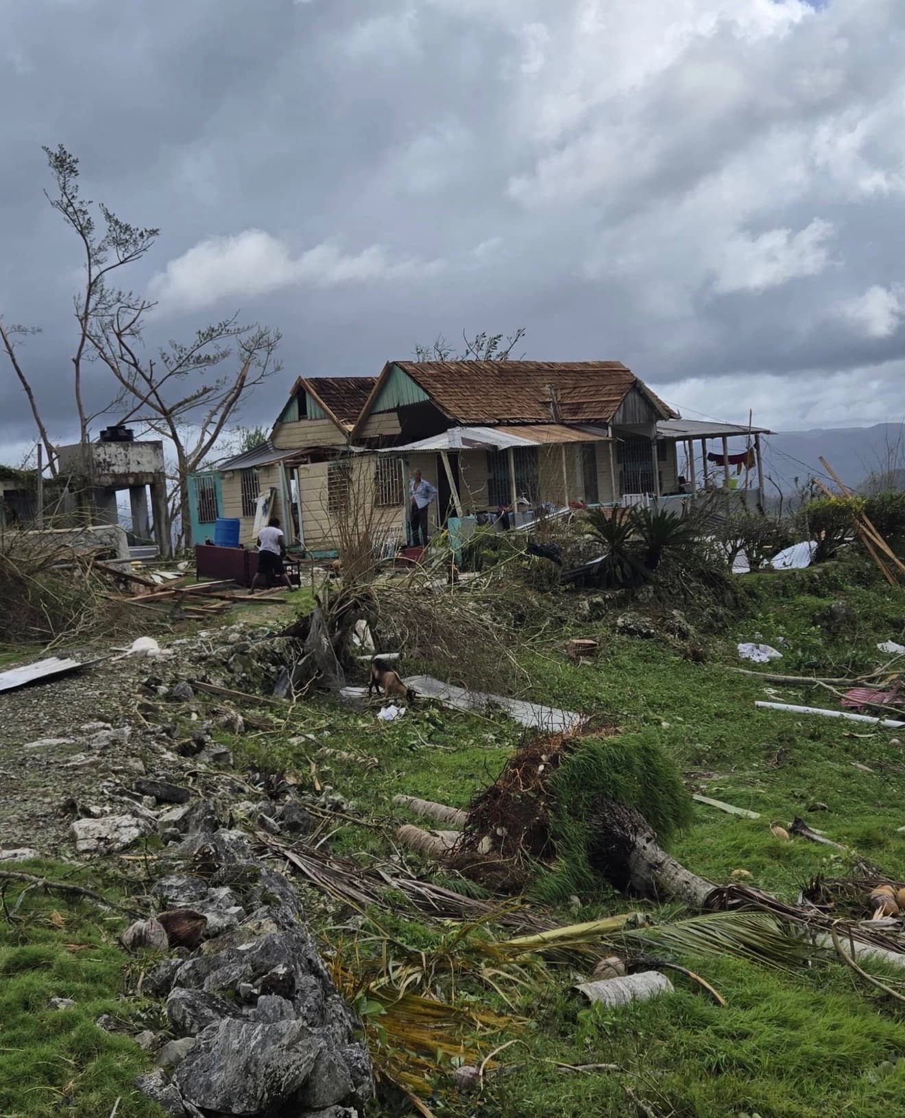 Hurricane Melissa damage in Jamaica