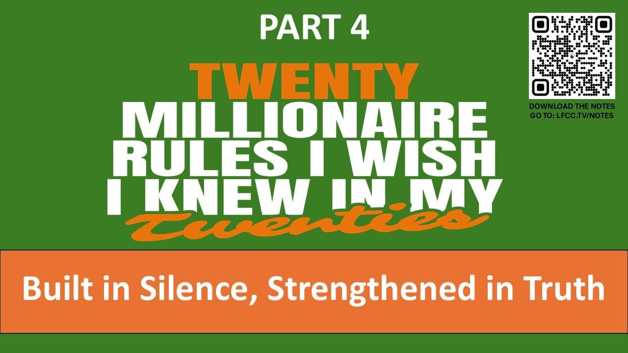 Built in Silence, Strengthened in Truth