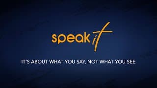 It’s About What You Say, Not What You See