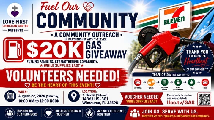 Fuel The Community Volunteers - Love First Christian Center